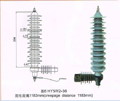 陕西HY5W2-36避雷器